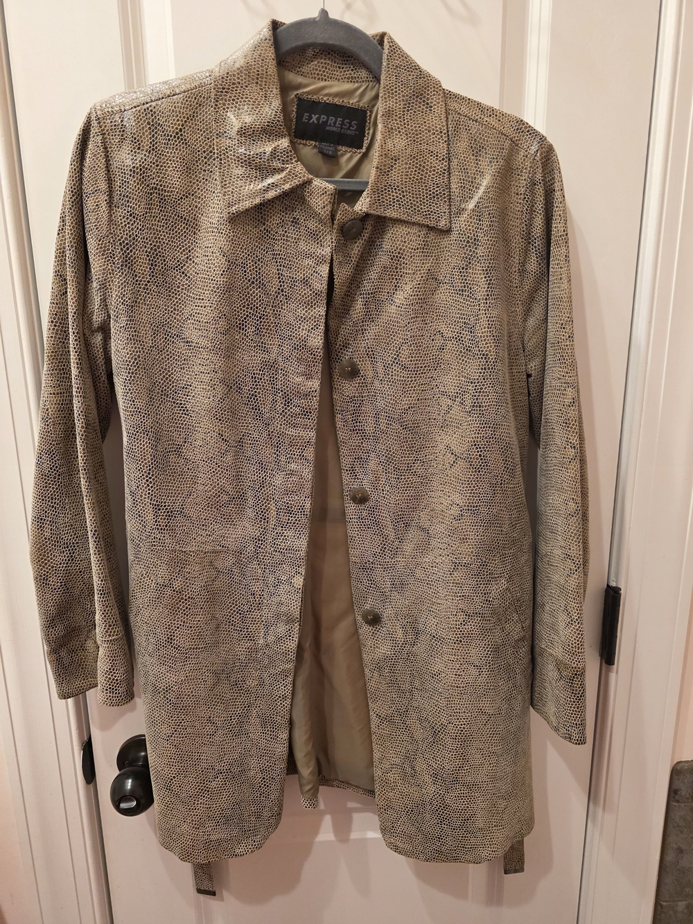 Express Snake-Print Jacket